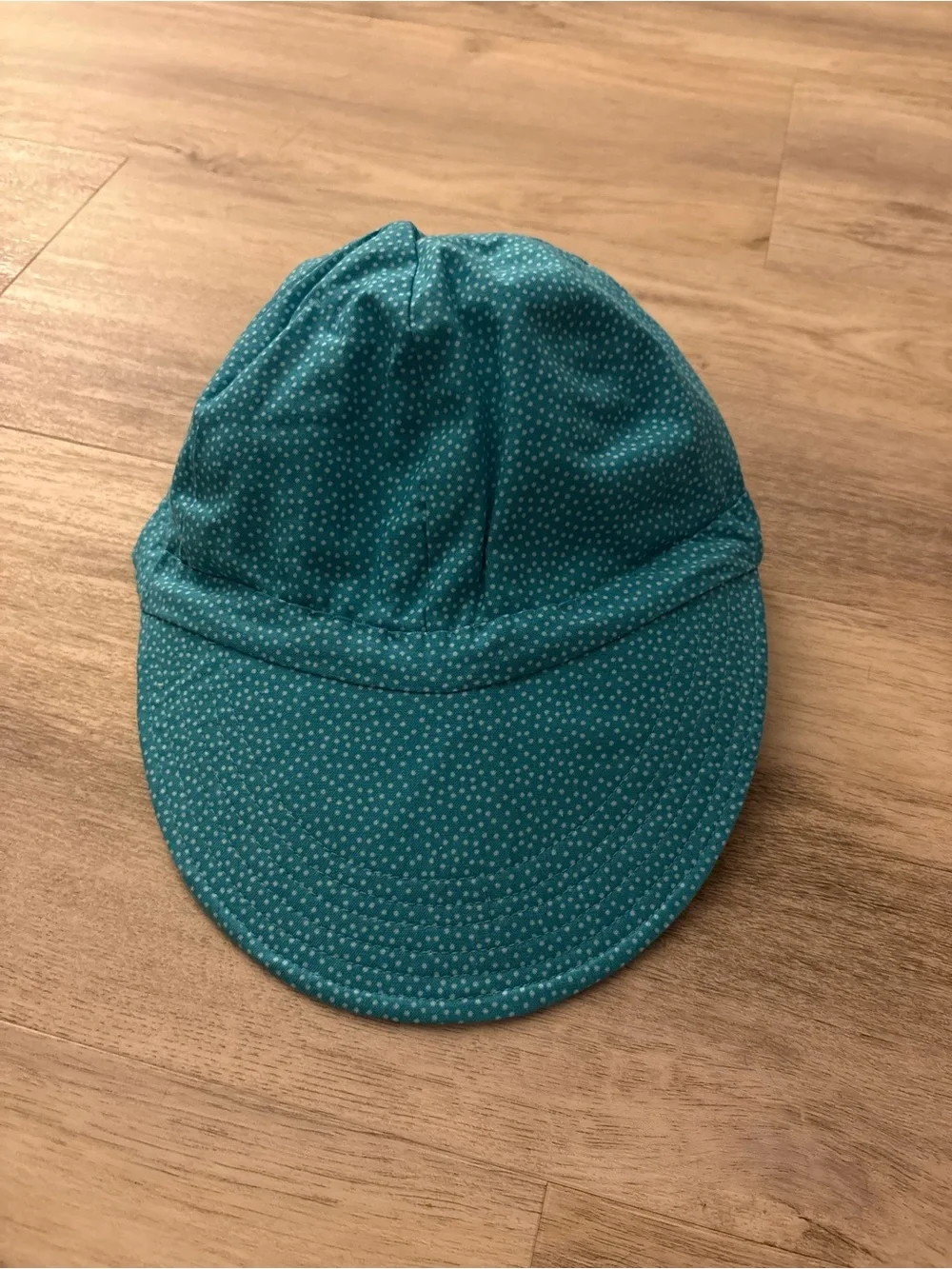 Reversible Beach Hat Flip Flops Blue Dots One Size Willow Brand